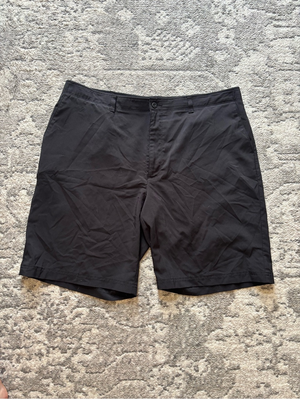 PGA Tour Men's Black Performance Golf Stretch Shorts